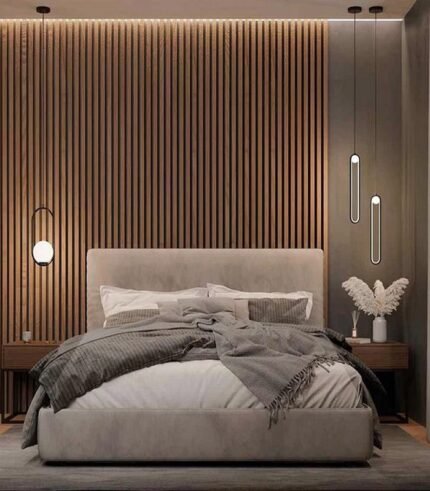 سرير فردي خشب