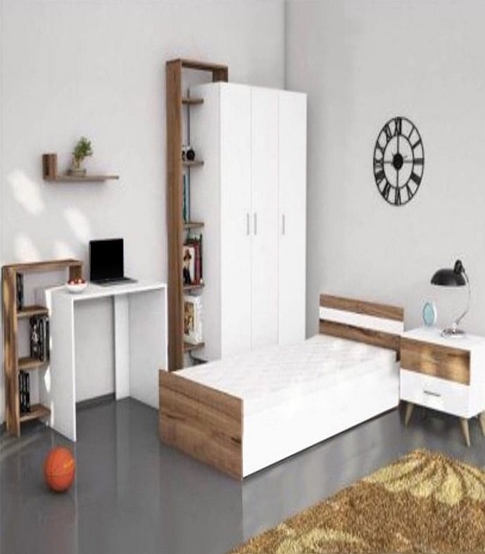 غرفة نوم خشب 3 قطع