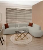 ⁦ركنة مودرن بقماش باندا⁩ - الصورة ⁦10⁩